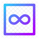 Infinity Square Icon