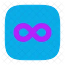 Infinity Square Icon