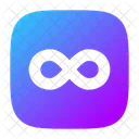 Infinity Square Icon