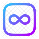 Infinity Square Icon