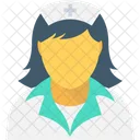 Dame Docteur Infirmiere Icon