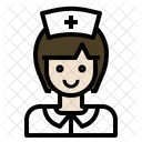 Infirmiere Femme Medical Icône