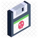 Infizierte Diskette  Symbol