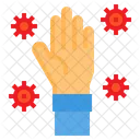 Hand Coronavirus Virus Symbol