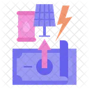 Energia Mais Altainflacao Custo Eletricidade Combustivel Energia Solar Despesas Com Inflacao Ícone