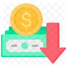 Inflación del dinero  Icono