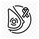 Inflamatorio Mama Cancer Icon