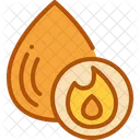 Inflammable Flammable Oil Icon