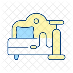 Inflatable bed  Icon