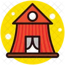 Inflatable Tent Camp Icon