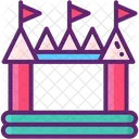 Inflatable Castle Castle Jumping Icon
