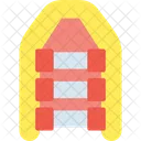 Inflatable Boat Blow Up Icon