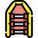 Inflatable Boat Blow Up Icon