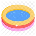 Inflatable Pool Portable Pool Kiddie Pool Icon