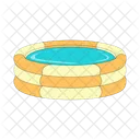 Pool Summer Decoration Object Inflatable Pool Icon