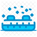 Inflatable Sled Air Filled Icon