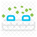Inflatable Sled Air Filled Icon