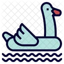 Inflatable Swan Pool Icon