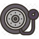 Inflate Tire Car Icon