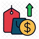 Inflation Expense Price Up Icon