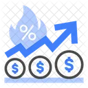 Inflation Economy Price Icon