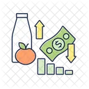 Inflation Color Icon Icon