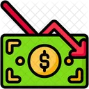 Inflation Money Recession Icon