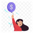 Inflation Balloon Currency Icon