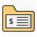 Financial Folder Document Icon