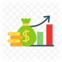 Inflation Money Investment Icon