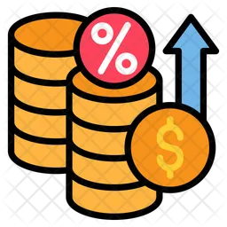 Inflation rate  Icon