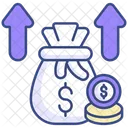 Inflation rate  Icon