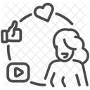 Beeinflusser Symbol