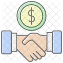 Influencer Collaboration Lineal Color Icon Icon