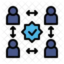 Influencer Collaboration Icon