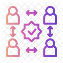 Influencer Collaboration Icon