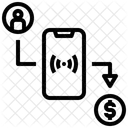 Influencer-Inhalte  Symbol