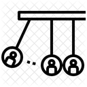 Influencer-Pendel  Symbol