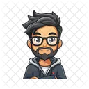 Redes Sociales Marketing Tecnologia Icono