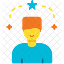 Influenciador Masculino Usuario Perfil Ícone