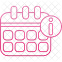 Informations sur le calendrier  Icône