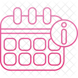 Informations sur le calendrier  Icône