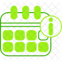 Informations sur le calendrier  Icône