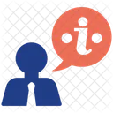Info Chat Business Businessman Icon