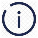 Circulo De Informacion Icono