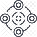 Graphiques Dinformations Analyses Cercle Icône