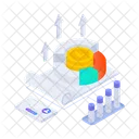 Infografias Financieras Negocios Crecimiento Icon