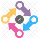 Infografia Moderna Representacion Grafica Visualizacion De Datos Icono