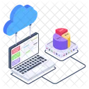 Analisis De Datos En La Nube Infografias En La Nube Datos En La Nube Icono