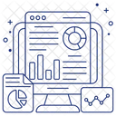 Analisis De Datos En Linea Infografia Web Estadisticas Web Icono
